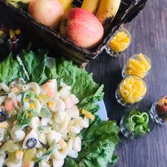 A picture of Pasta fruit salad 🥗.