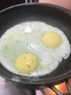 A picture of Sunny side up eggs.