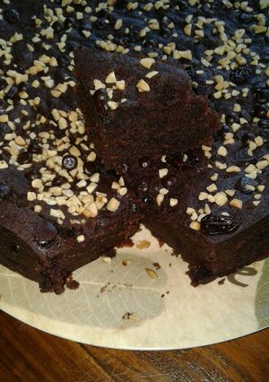 Foto resep Eggless cake chocolate simple