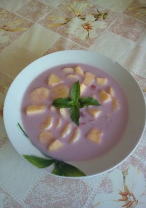 Hideg gyümölcsleves recept fotója