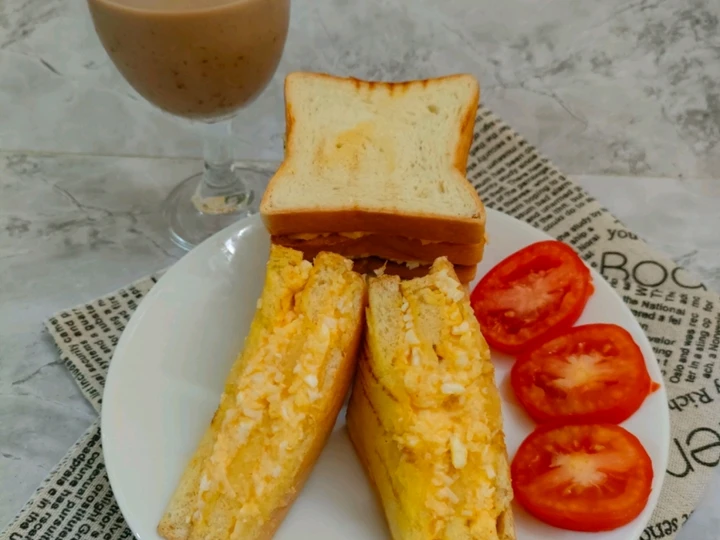 Cara Mudah Membuat Resep Egg Mayo Cheese Sandwich yang Enak Banget Anti Ribet, Bikin Ngiler