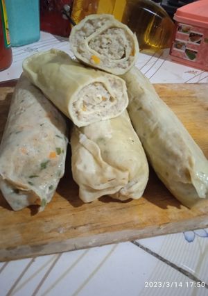 Foto resep Rollade ayam sayur