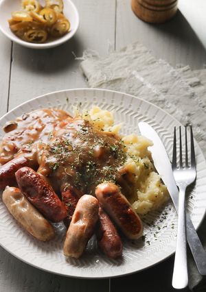 Foto resep Bangers and Mash