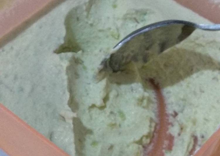 Cara Gampang Menyiapkan Ice cream avocado #keto yang Bikin Ngiler