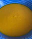Crema de calabaza, zanahoria y curry