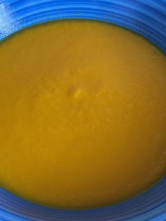 Una foto de Crema de calabaza, zanahoria y curry