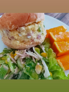 Foto resep Potato Salad Sandwich