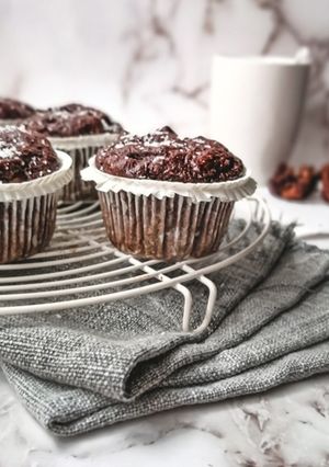 Foto di Muffin Doppio Cioccolato alle Mele