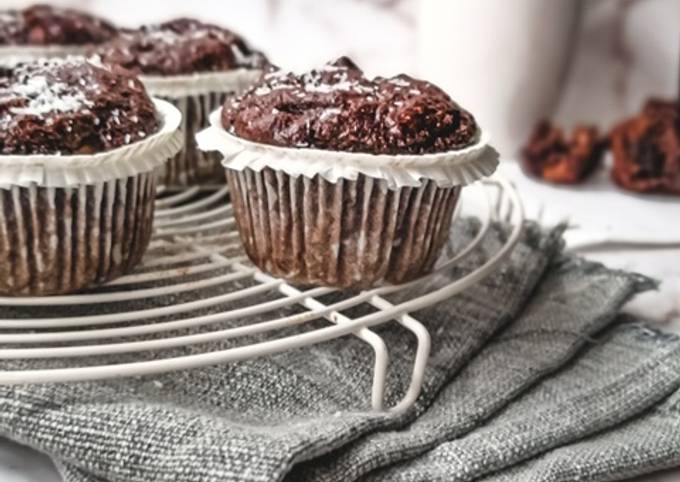 Muffin Doppio Cioccolato alle Mele