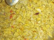 A picture of egg, palm oil