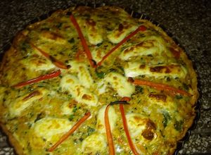 Una foto de Tarta de verduras! Para chuparse los dedos!!!