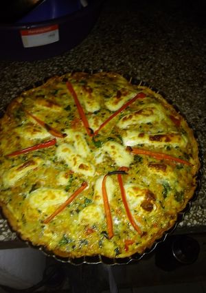 Una foto de Tarta de verduras! Para chuparse los dedos!!!