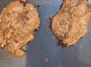 A picture of almond and cocoa cookies
