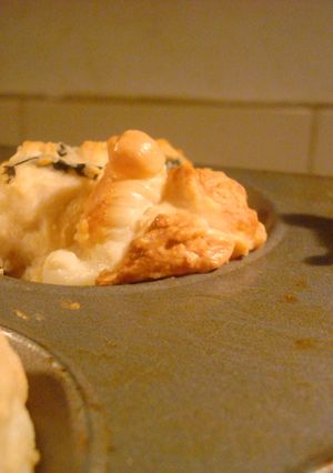 A picture of Triple cheese monster muffins.