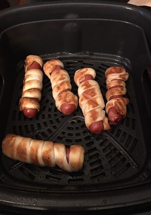 A picture of Air Fried Mummies.