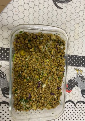Foto de Salada de lentilha temperada