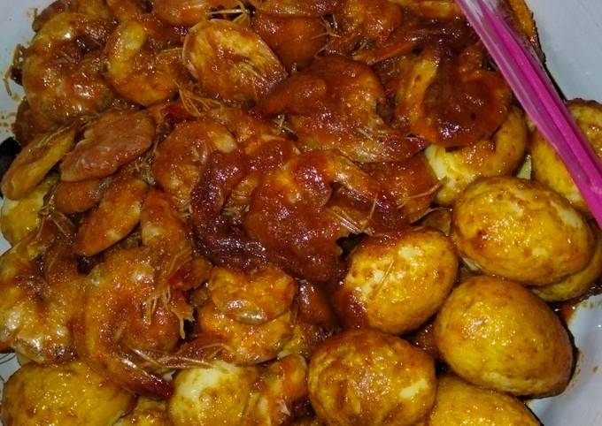 Resep Udang Telur Puyuh Balado Oleh Alfinna Tahta Wiranita Cookpad