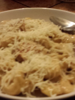 A picture of Alfredo tortellini.