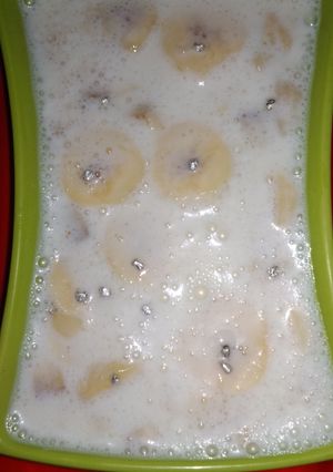 A picture of Banana raita.
