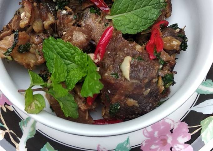 Cara Gampang Membuat Tumis daging kambing ala Vietnam Anti Gagal
