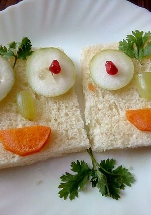 A picture of Cute Sandwich.