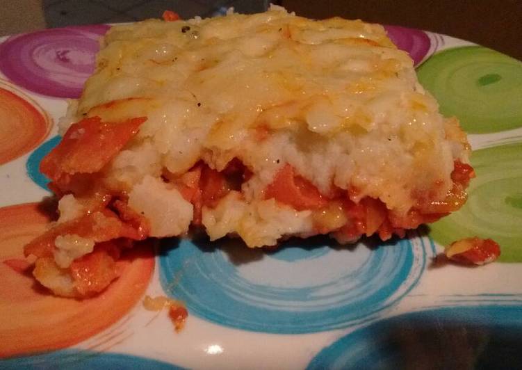 Pastel de papa a mi estilo😘