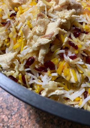 Foto resep Zereshk Iranian Rice (Nasi Barberies)