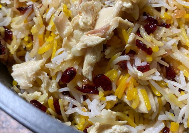 How to Prepare Perfect Zereshk Iranian Rice (Nasi cranberries)