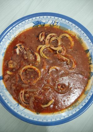 Foto resep Cumi Saus Padang