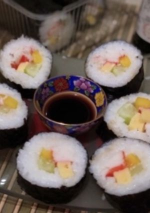 صورة لوصفة السوشي الياباني 🍱 🇯🇵