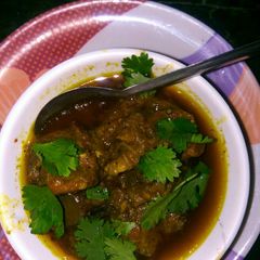 A picture of Mutton do pyaja.