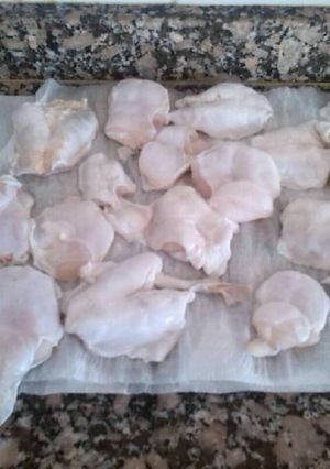 Una foto de Kokotxas de bacalao con berberechos