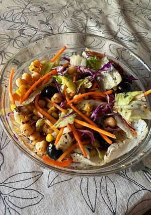 Una foto de Ensalada de garbanzos con pimentón De La Vera