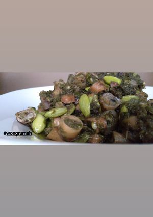 Foto resep Sambal ijo pete cumi asin simple