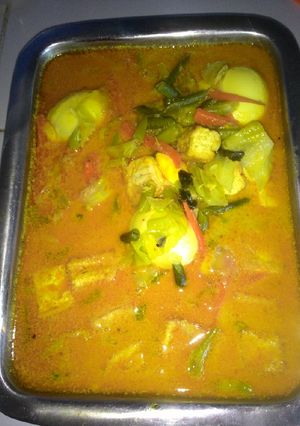 Foto resep Kari telor,tahu,sayuran