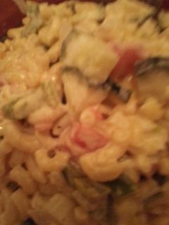 صورة لوصفة سلطة معكرونة