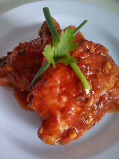 Una foto de Pollo al Horno con Salsa Dulce