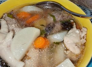 Foto resep SOP ayam lobak