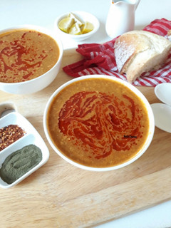 A picture of Red Lentil Soup.