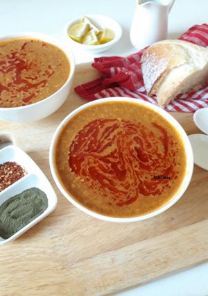 A picture of Red Lentil Soup.