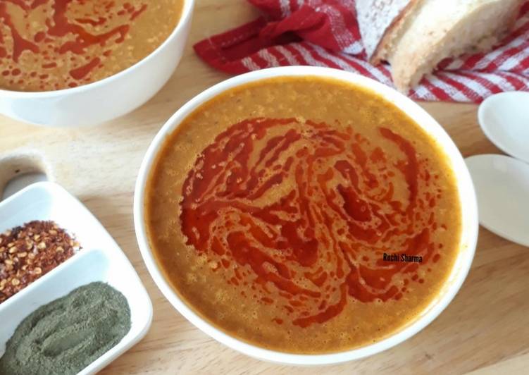 Easiest Way to Prepare Homemade Red Lentil Soup