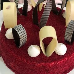 A picture of Red velvet cake.