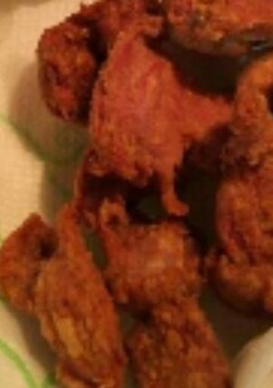 A picture of Fried chicken gizzards.