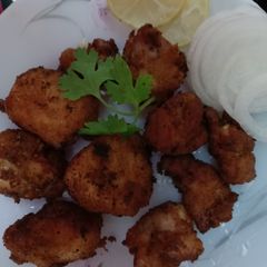 A picture of Tandoori chicken bites.