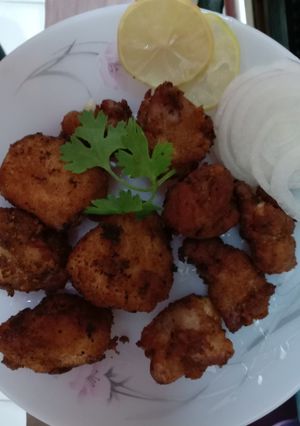 A picture of Tandoori chicken bites.