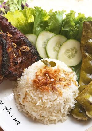 Foto resep Nasi liwet ricecooker