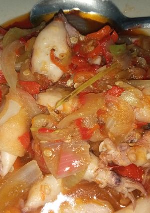 Foto resep Cumi sambal terasi