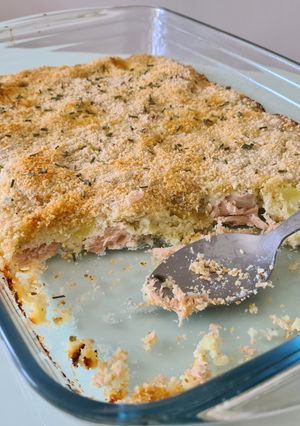 A picture of Salmon and Herb Hachis Parmentier.