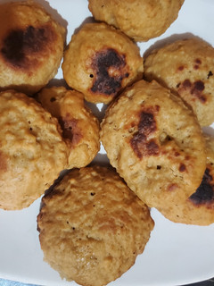 Una foto de Galletas de Avena en sartén de teflón