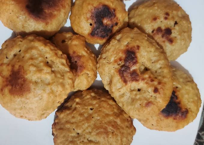 Galletas de Avena en sartén de teflón Receta de Magalys Mujica- Cookpad